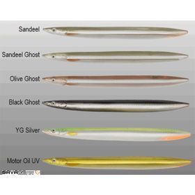 Savage Gear B-SG Line Thru Sandeel 06 Motoroil UV 125 mm 19 gr Suni Yem