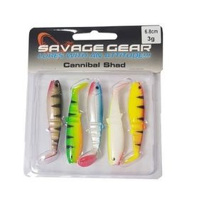 Savage Gear Cannibal 6.8 cm 3 gr 5 Adet Mix Suni Yem