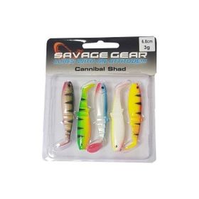Savage Gear Cannibal 6.8 cm 3 gr 5 Adet Mix Suni Yem
