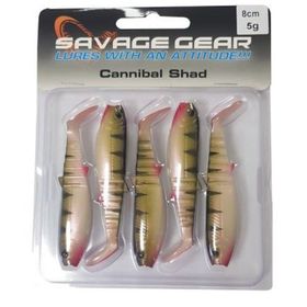 Savage Gear Cannibal 8 cm 5 gr 5 Adet Perch Suni Yem