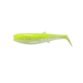 Savage Gear Cannibal Shad 10 cm 9 gr Flou Yellow Glow Suni Yem