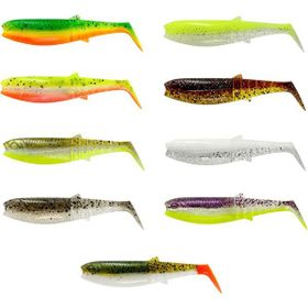 Savage Gear Cannibal Shad 10 cm 9 gr Green Pearl Yellow Suni Yem