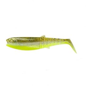 Savage Gear Cannibal Shad 10 cm 9 gr Green Pearl Yellow Suni Yem