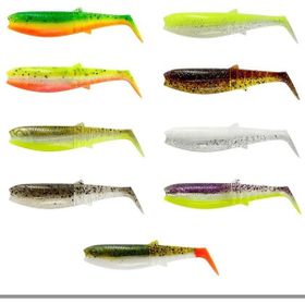 Savage Gear Cannibal Shad 10 cm 9 gr White Flash Suni Yem