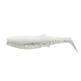 Savage Gear Cannibal Shad 10 cm 9 gr White Flash Suni Yem