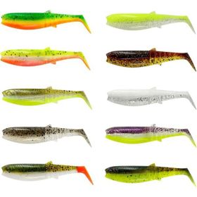 Savage Gear Cannibal Shad 8 cm 5 gr Green Pearl Yellow Suni Yem