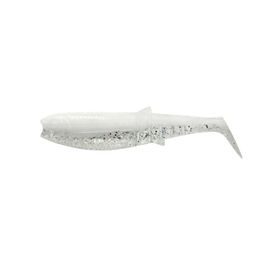 Savage Gear Cannibal Shad 8 cm 5 gr White Flash Suni Yem
