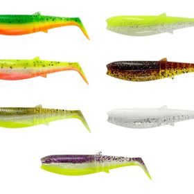 Savage Gear Cannibal Shad 8 cm 5 gr White Flash Suni Yem