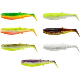 Savage Gear Cannibal Shad 8 cm 5 gr White Flash Suni Yem