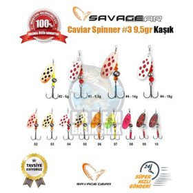 Savage Gear Caviar Spinner #3 9.5 gr Kaşık