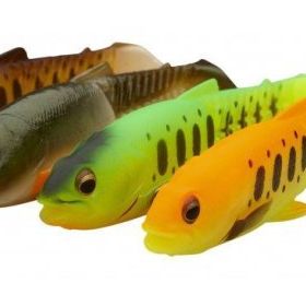 Savage Gear Craft Cannibal Paddletail 4 Adet 6.5 cm 4 gr Dark Water Mix
