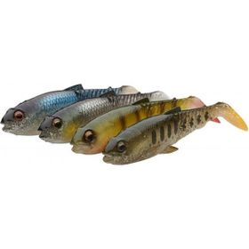 Savage Gear Craft Cannibal Paddletail 6.5 cm 4 gr Clear Water Mix 4 Adet Suni Balık Yemi