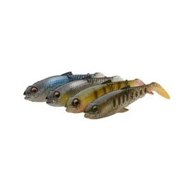 Savage Gear Craft Cannibal Paddletail 8.5 cm 7 gr Clear Water Mix 4 Adet Suni Balık Yemi