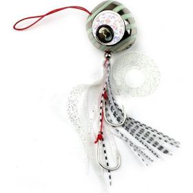 Savage Gear Cuttle Eye 100 gr Silver Zebra Glow Suni Yem
