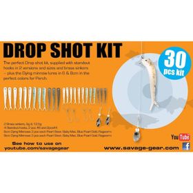 Savage Gear Dying Minnow Drop Shot Pro Pack Kit 30 Adet Nl Suni yem