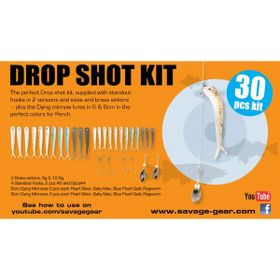 Savage Gear Dying Minnow Drop Shot Pro Pack Kit 30 Adet Nl Suni yem