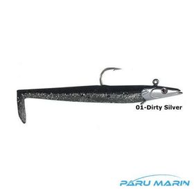 Savage Gear E-SG Sandeel Silikon Dirty Silver 12.5 cm 23 gr Suni Balık Yemi