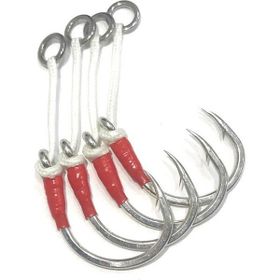 Savage Gear Eyed Asist Hook 4 Adet 4-0 Single 220lBS Suni Yem