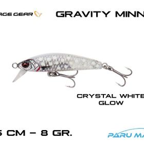 Savage Gear Gravity Minnow 50 mm 8 gr Crystal White Glow Suni Yem