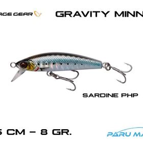 Savage Gear Gravity Minnow 50 mm 8 gr Sardine PHP Suni Yem