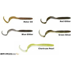 Savage Gear LB Rib Worm 90 mm 10 Adet Suni Yem