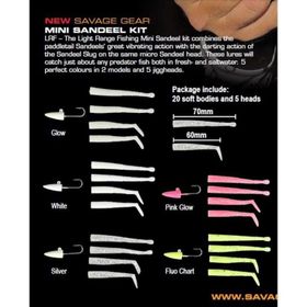 Savage Gear Light Rock Fishing LRF Mini Sandeel Kit