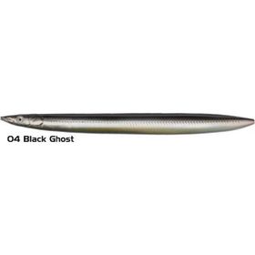 Savage Gear Line Thru Sandeel 175 mm 40 gr Black Ghost Suni Balık Yemi