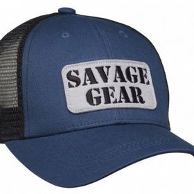 Savage Gear Logo Badge One Size Teal Blue Cap