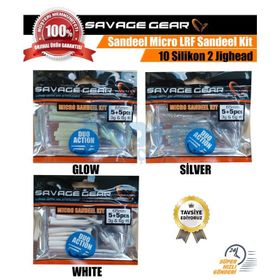 Savage Gear Lrf Micro Sandeel Kit 12 Adet 1+1.5+5 Suni Yem
