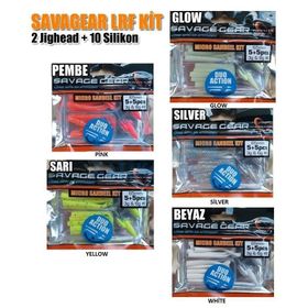 Savage Gear Lrf Micro Sandeel Kit Yellow Lrf Silikon Yem