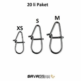 Savage Gear Needle Eggsnaps S 24 kg 20 Adet Klips