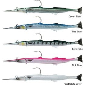 Savage Gear Needlefish Pulsetail 2+1 14 cm 12 gr Green Silver Suni Yem