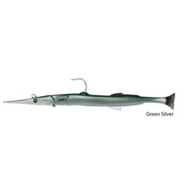 Savage Gear Needlefish Pulsetail 2+1 14 cm 12 gr Green Silver Suni Yem
