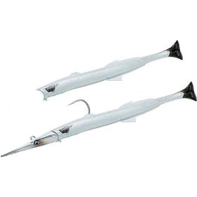 Savage Gear Needlefish Pulsetail 2+1 14 cm 12 gr Pearl White Silver Suni Yem