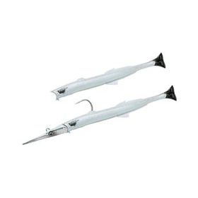 Savage Gear Needlefish Pulsetail 2+1 23 cm 55 gr Pearl White Silver Suni Yem