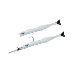 Savage Gear Needlefish Pulsetail 2+1 23 cm 55 gr Pearl White Silver Suni Yem
