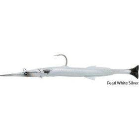 Savage Gear Needlefish Pulsetail 2+1 30 cm 105 gr Pearl White Silver Suni Yem