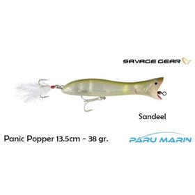 Savage Gear Panic Popper 13.5 cm 38 gr Sandeel Suni Yem