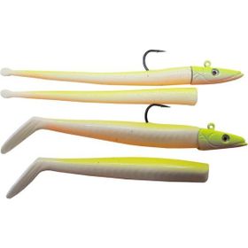 Savage Gear Sandeel And Slug 10 cm 10 gr 32-Lemon Back 4+2 Adet Suni Yem