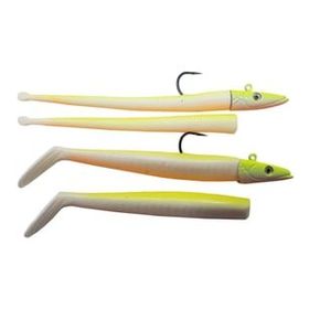 Savage Gear Sandeel And Slug 10 cm 10 gr 32-Lemon Back 4+2 Adet Suni Yem
