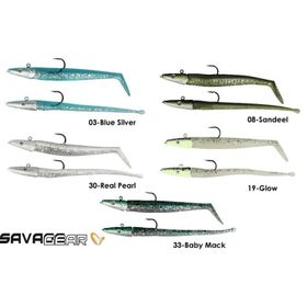 Savage Gear Sandeel And Slug 10 cm 10 gr 4+2 Adet 19-Glow Suni Jig