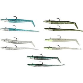 Savage Gear Sandeel And Slug 10 cm 10 gr 4+2 Adet 19-Glow Suni Jig
