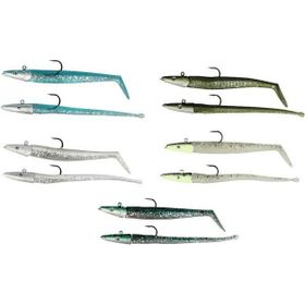 Savage Gear Sandeel And Slug 10 cm 10 gr 4+2 Adet 19-Glow Suni Jig