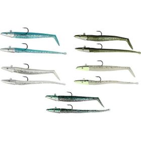 Savage Gear Sandeel And Slug 10 cm 10 gr 4+2 Adet 19-Glow Suni Jig