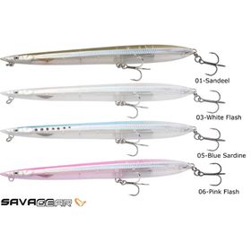 Savage Gear Sandeel Surf Walker 155 17G Blue Sardine Suni Balık Yemi