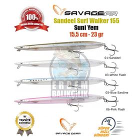 Savage Gear Sandeel Surf Walker 155 23 gr Suni Yem