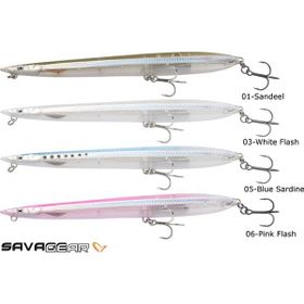 Savage Gear Sandeel Surf Walker 180 27G White Flash Suni Balık Yemi