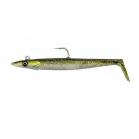 Savage Gear Sandeel V2 12 cm 22 gr Green Silver 2+1 Suni Yem