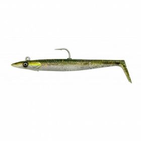 Savage Gear Sandeel V2 12 cm 22 gr Green Silver 2+1 Suni Yem