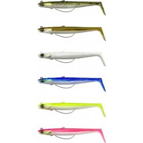 Savage Gear Sandeel V2 Weedless 11.5 cm 22 gr 2+1 Green Silver Suni Yem